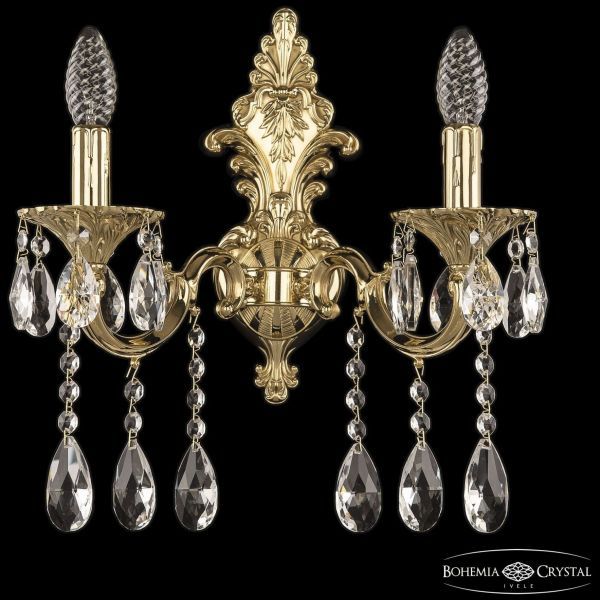 Бра бронзовые 7201B14/2/175 A G Bohemia Ivele Crystal