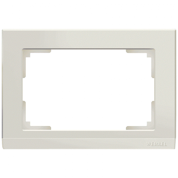 Рамка для двойной розетки Werkel W0081803 (WL04-Frame-01-DBL-ivory)