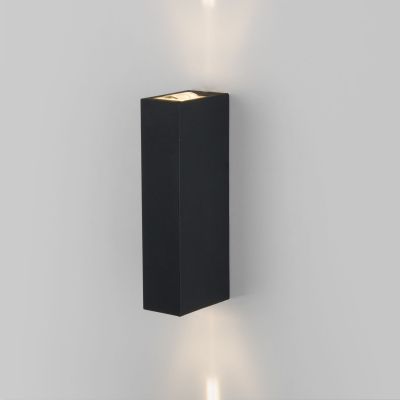 Уличный настенный светодиодный светильник Blaze LED IP54 Elektrostandard 35136/W черный