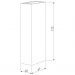 Уличный настенный светодиодный светильник Blaze LED IP54 Elektrostandard 35136/W черный
