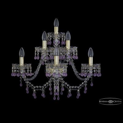 Бра Bohemia Ivele Crystal 1410B/3+2+1/240/XL/G/V7010