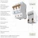 Автоматический выключатель 3P 20 A C 4,5 кА Werkel W903P204