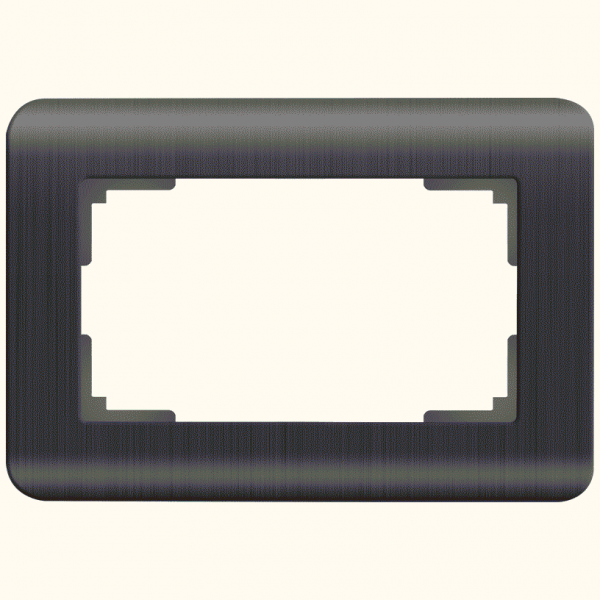 Рамка для двойной розетки Werkel W0082104 графит (WL12-Frame-01-DBL)