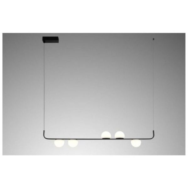 Подвесная светодиодная люстра Arte Lamp Poplar A2174SP-5BK
