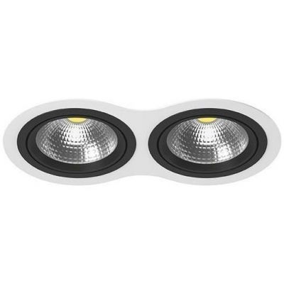 Встраиваемый точечный светильник i9260707 белый/черный Intero 111 Lightstar