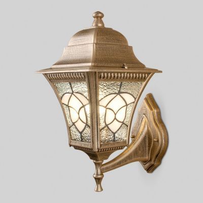 Светильник уличный настенный Altair черное золото