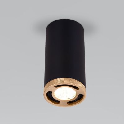Светильник потолочный светодиодный 9W 4200K чёрный 25033/LED Elektrostandard