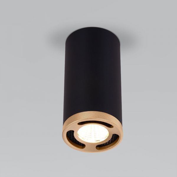 Светильник потолочный светодиодный 9W 4200K чёрный 25033/LED Elektrostandard