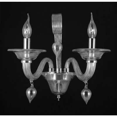 Бра Crystal Lux Caetano AP2 Smoke Caetano