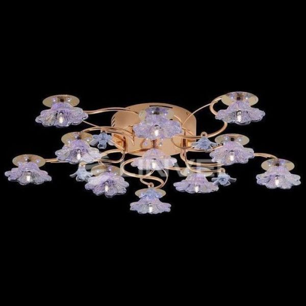 Люстра LV 8543/11 Золото/LED синий+белый