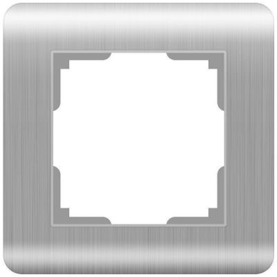 Рамка на 1 пост Werkel W0012106 серебро (WL12-Frame-01)