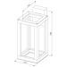 Уличный настенный светодиодный светильник Frame LED IP54 Elektrostandard 1527 TECHNO LED серый