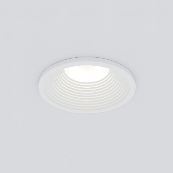 Встраиваемый светодиодный светильник белый 25028/LED Elektrostandard