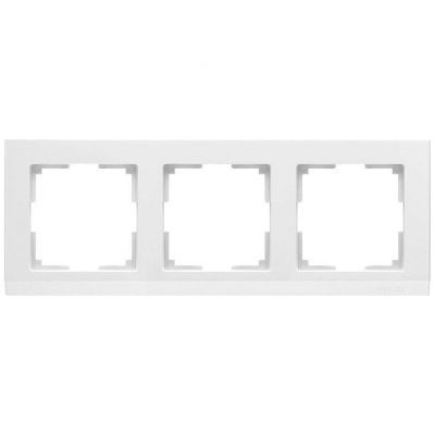 Рамка 3-местная Werkel W0031801 белый (WL04-Frame-03-white)