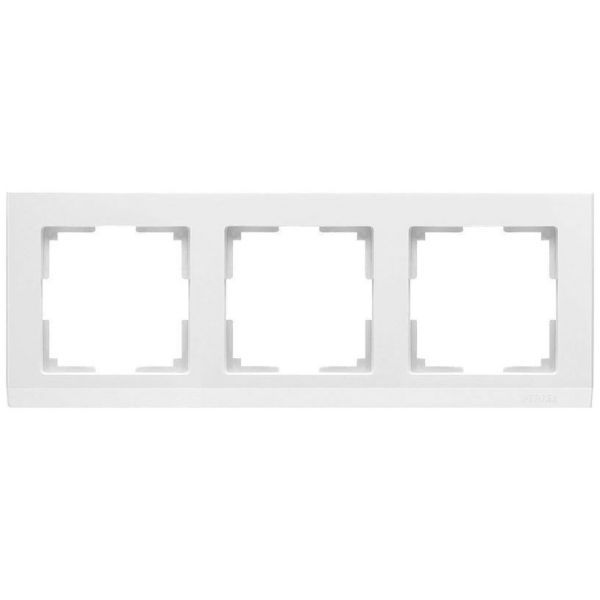 Рамка 3-местная Werkel W0031801 белый (WL04-Frame-03-white)