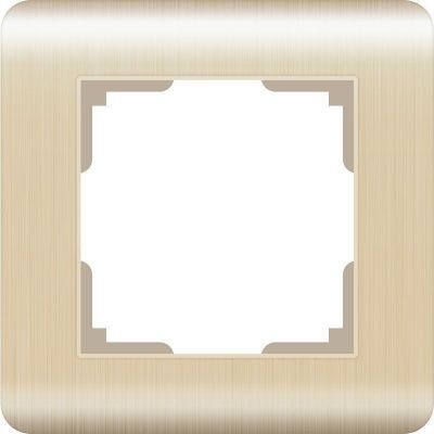 Рамка на 1 пост Werkel W0012111 шампань (WL12-Frame-01)