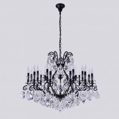 Подвесная люстра Crystal Lux Magnifico SP19 Black/Transparent Magnifico