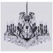Подвесная люстра Crystal Lux Magnifico SP19 Black/Transparent Magnifico