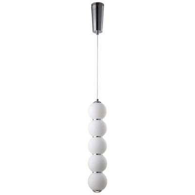 Подвесной светодиодный светильник Crystal Lux Desi SP5 Chrome/White Desi
