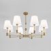 Умная потолочная люстра Eurosvet 60145/8 латунь Smart