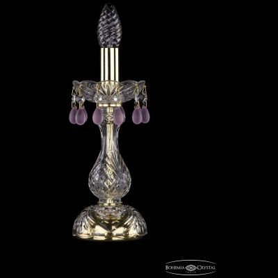 Настольная лампа Bohemia Ivele Crystal 1410L/1-27/G/V7010