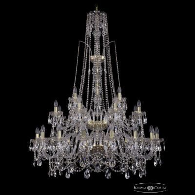 Люстра Bohemia Ivele Crystal 1411/16+8+4/400/XL-150/2d/G