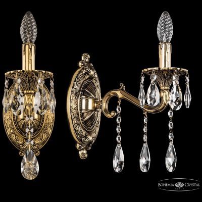 Бра бронзовые 7202B10/1/175 A GB Bohemia Ivele Crystal