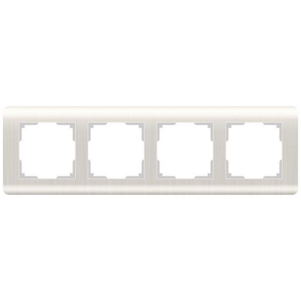 Рамка на 4 поста Werkel W0042113 перламутровый (WL12-Frame-04)