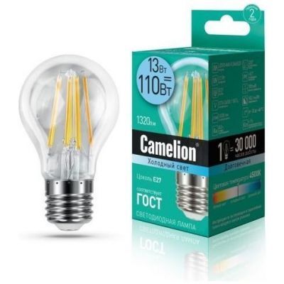 Светодиодная лампа Camelion LED13-A60-FL/845/E27