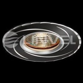 Светильник встраиваемый Linvel V 719 AL BK 220V/12V 35W G5.3