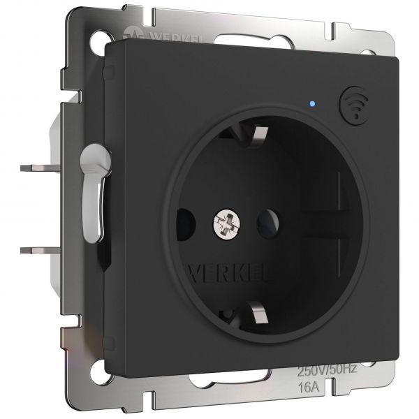 Розетка Wi-Fi (черный матовый) Werkel W1171608