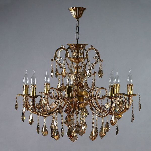 Люстра Ambiente 8888/8 AB Honey Leaf ALICANTE