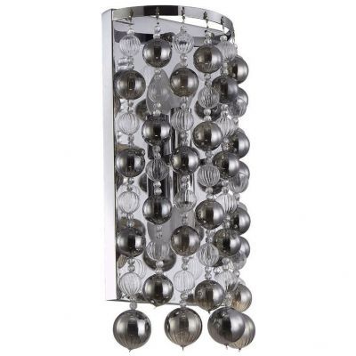 Бра Crystal Lux MALLORCA AP2 CHROME/SMOKE