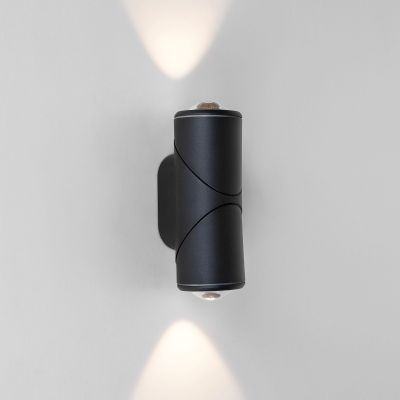 Уличный настенный светодиодный светильник GIRA D LED IP54 Elektrostandard 35127/D черный