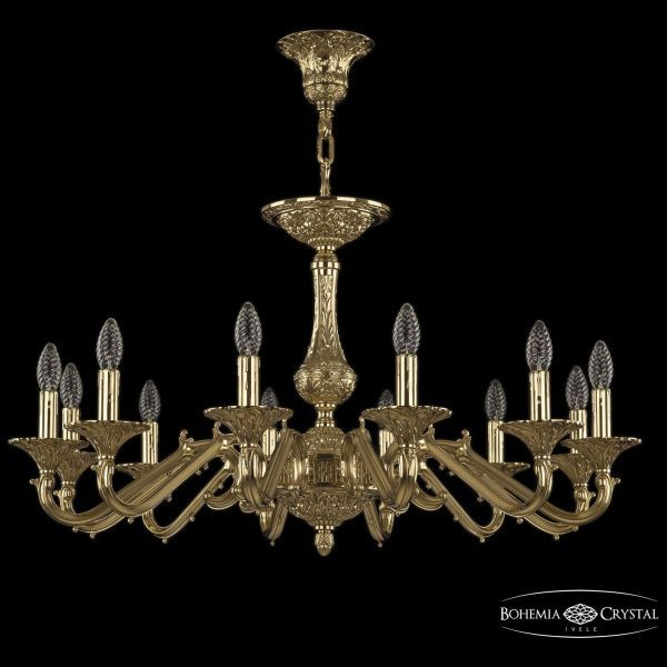 Люстра бронзовая 72102/12/300 G Bohemia Ivele Crystal