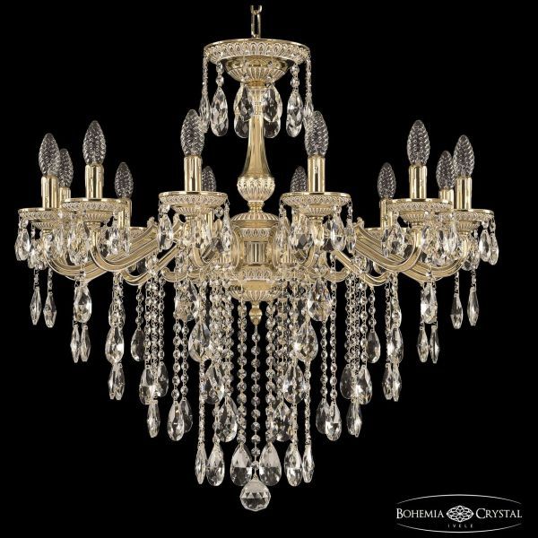 Люстра бронзовая 75102/12/250 B GW Bohemia Ivele Crystal