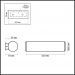 Светильник ODEON LIGHT 2028/4W TUBE хром 620mm