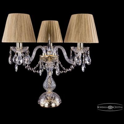 Настольная лампа Bohemia Ivele Crystal 1406L/3/141-39/G/SH7-160