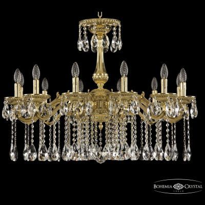 Люстра бронзовая 75102/12/300 A G Bohemia Ivele Crystal