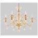Подвесная люстра Crystal Lux Caetano SP-PL6 Amber Caetano