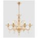 Подвесная люстра Crystal Lux Caetano SP-PL6 Amber Caetano