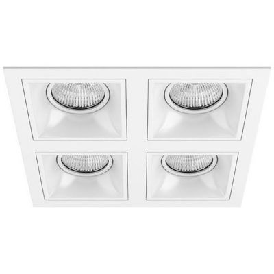 Встраиваемый точечный светильник D54606060606 белый Domino Lightstar