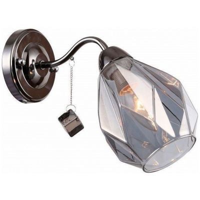 Бра Linvel LB 9298/1 Макензи Черный хром E14