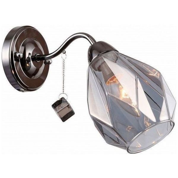 Бра Linvel LB 9298/1 Макензи Черный хром E14