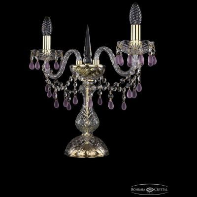Настольная лампа Bohemia Ivele Crystal 1410L/2/141-39/G/V7010
