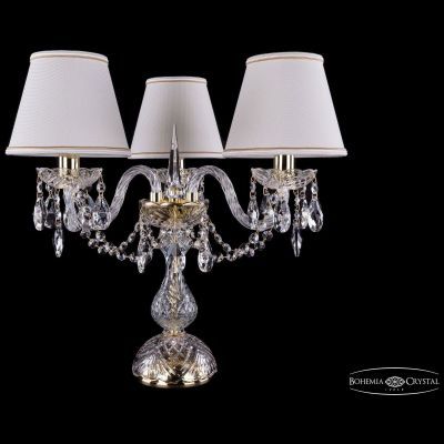 Настольная лампа Bohemia Ivele Crystal 1406L/3/141-39/G/SH40a-160