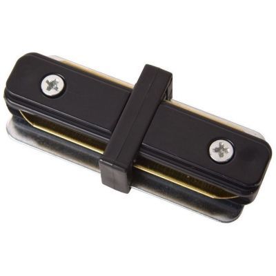 Коннектор прямой для однофазного трека G85401 BK Gerhort