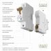 Автоматический выключатель 1P 10 A C 6 кА Werkel W901P106