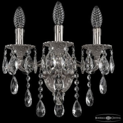 Бра бронзовые 7202B11/3/125 B Ni Bohemia Ivele Crystal