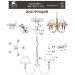 Люстра Arte Lamp A3545LM-5GO
